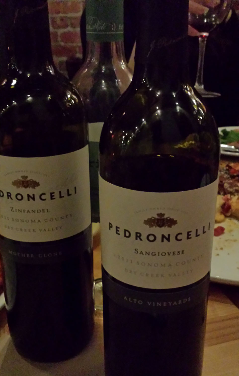 Outstanding Pedroncelli Zinfandel & Sangiovese Wines