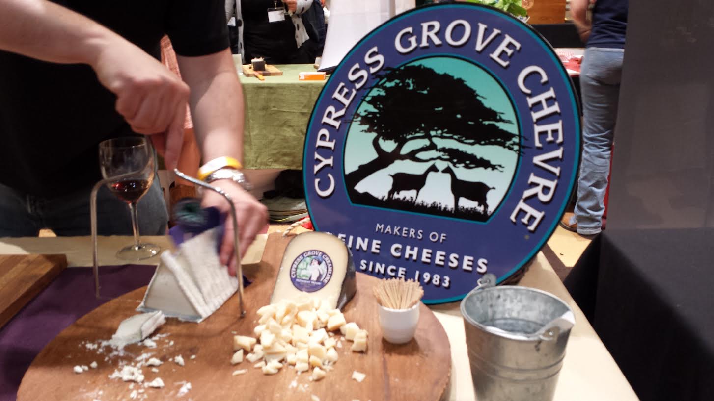Chatting on Friday Evening's Meet the Cheesemakers & Their Cheeses with Jason from Cypress Grove Chevre and Enjoying Pairings with Sonoma Valley Portworks