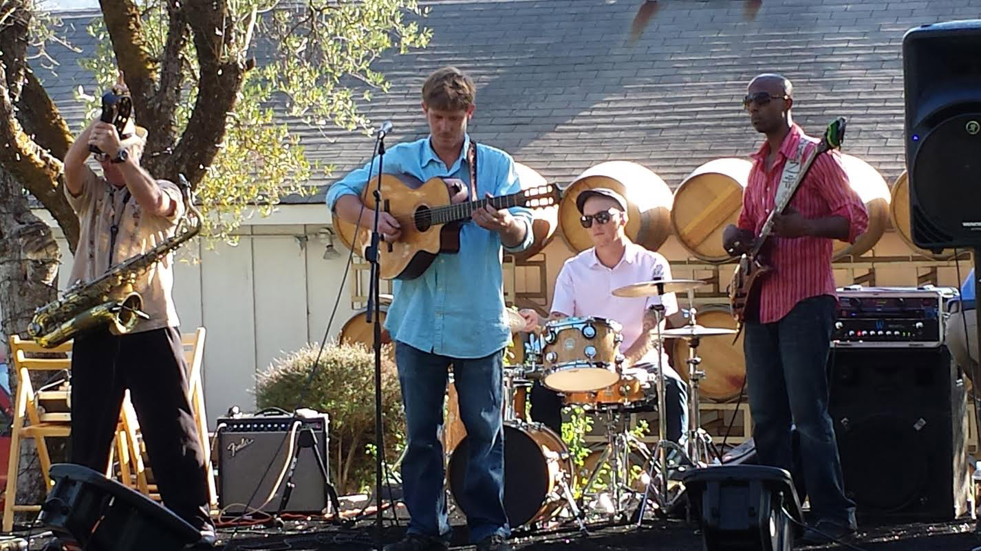 Dgiin Performing at B.R. Cohn Winery in the Olive Grove